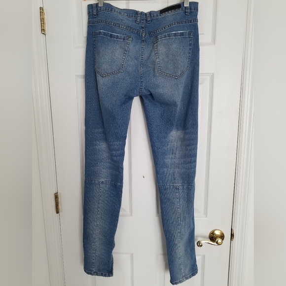 CJ Black Premium Jean's Distressed Skinny Flex Size 32/34 - Picture 5 of 15